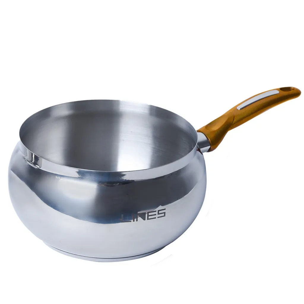 Ensemble de 5 Casseroles ABM - Inox 18/10 - 6005 - Jaune