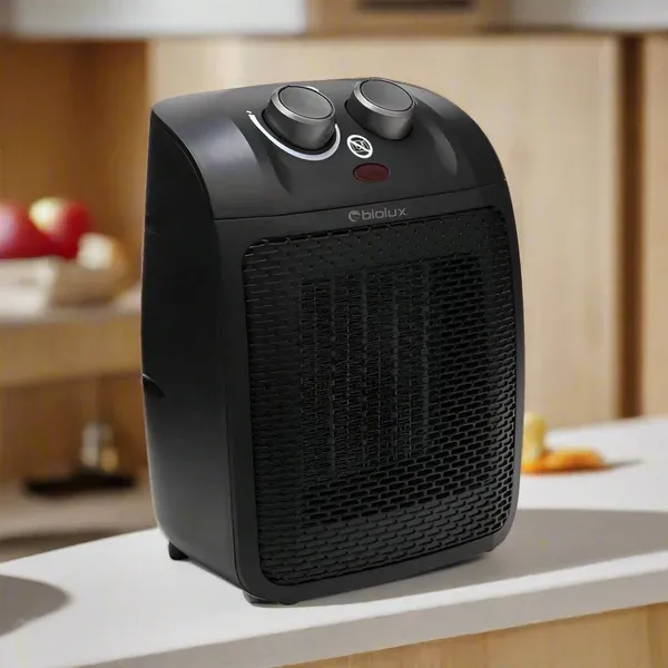 RADIATEUR CÉRAMIQUE BIOLUX 2000W / NOIR