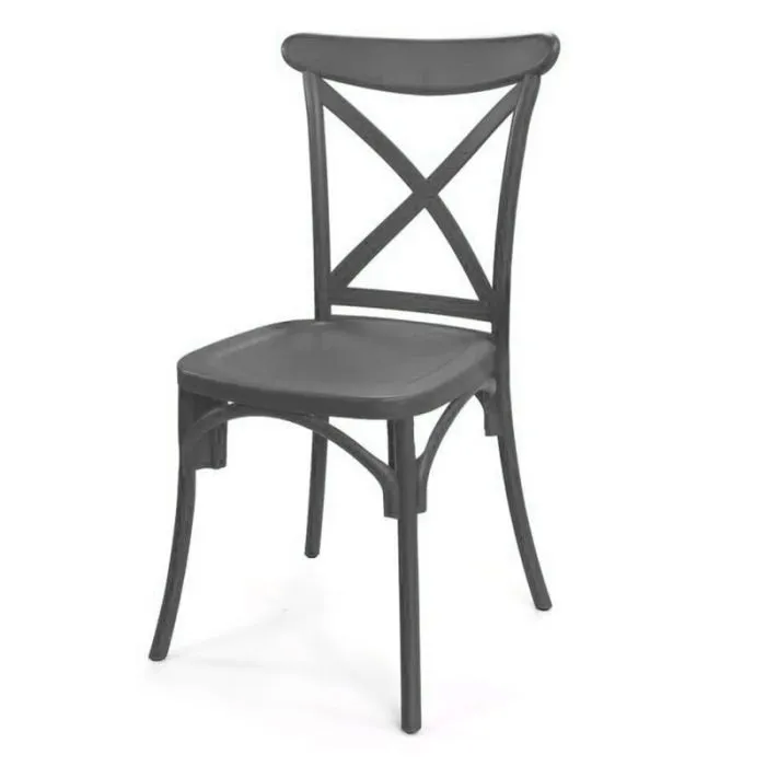 Chaise SOTUFAB Bistrot Brooklyn - Gris Foncé