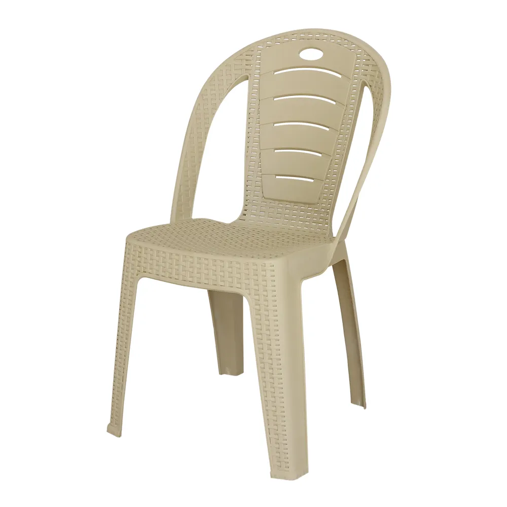 CHAISE SUPER BISTROT NAPOLI ROTIN grège