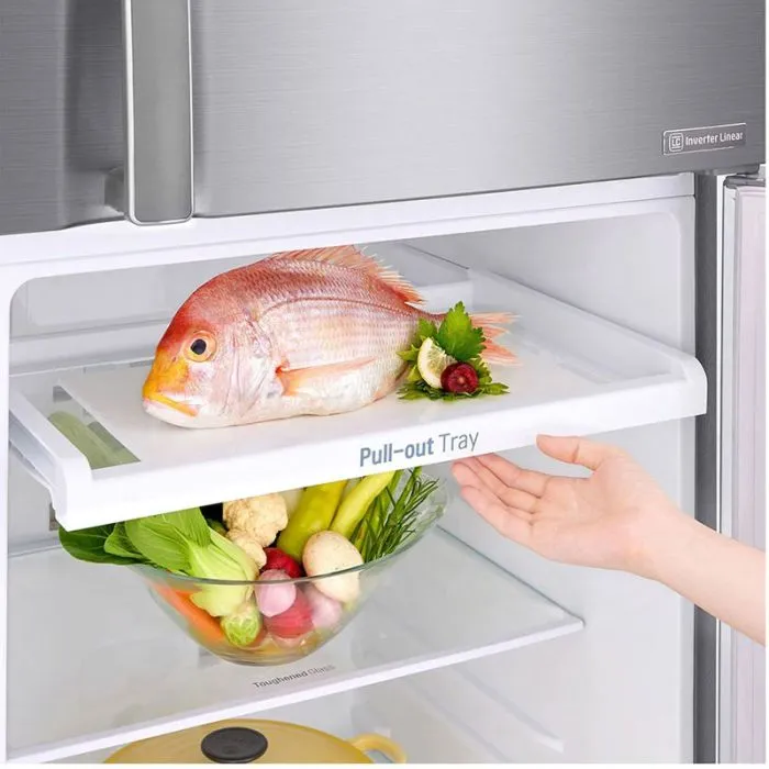 Réfrigérateur Inverter LG GL-G402RLCB 329 Litres NoFrost - Inox