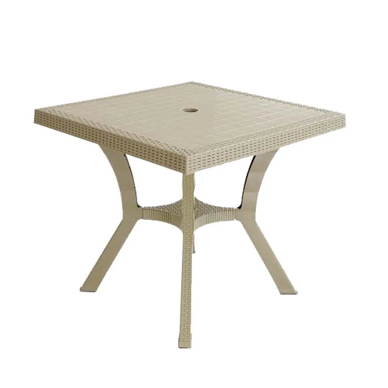 Table De Jardin Carrée Chopin 79 x 79cm Grège
