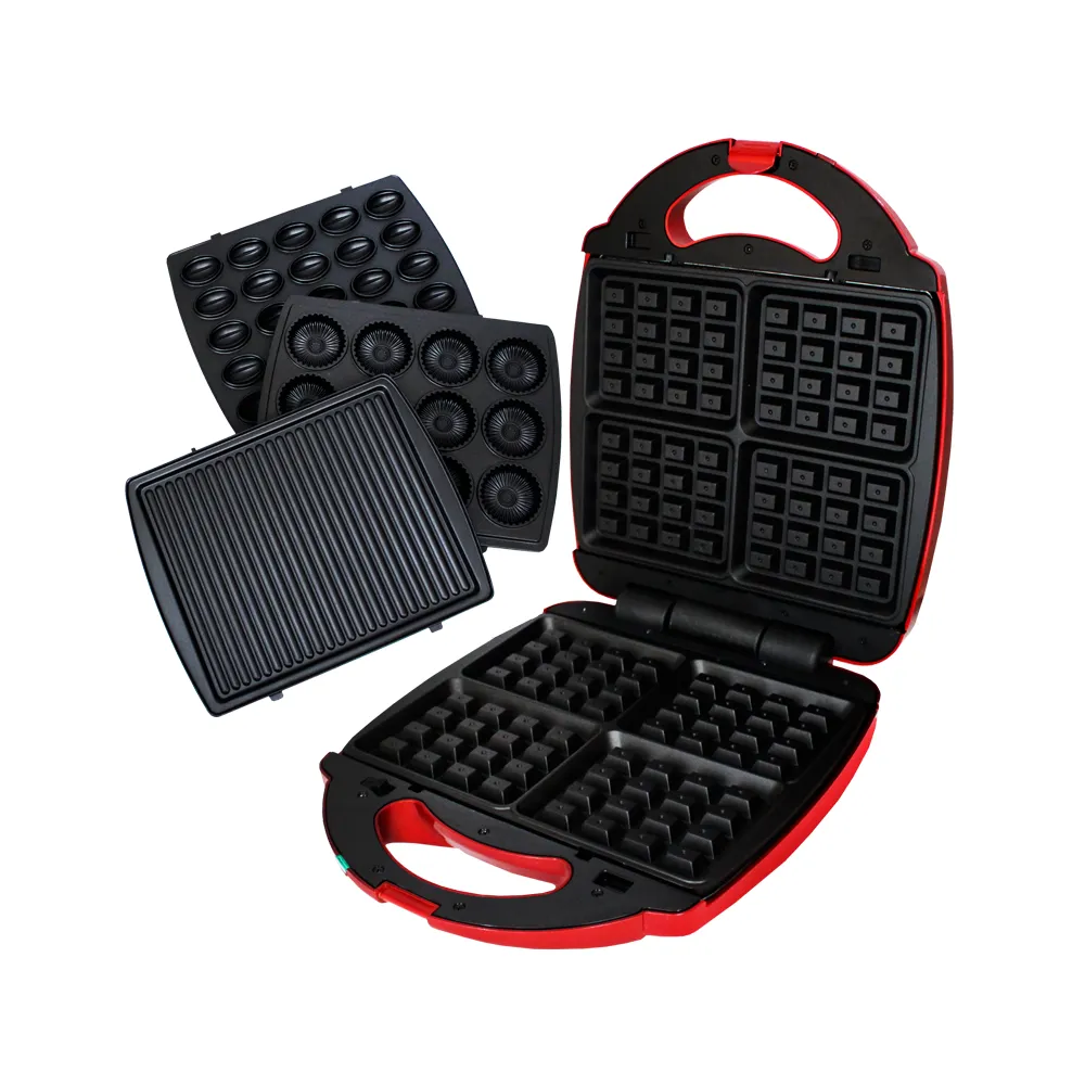 APPAREIL 4-EN-1 GALAXY NATUREL 689C-1 PANINI/GAUFRE/ZOZA/MAAMOUL