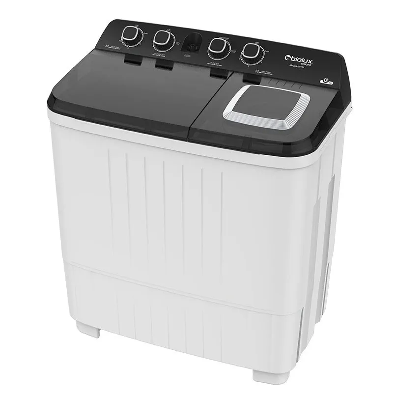 MACHINE À LAVER SEMI-AUTOMATIQUE 12KG BIOLUX DT121 BLANC