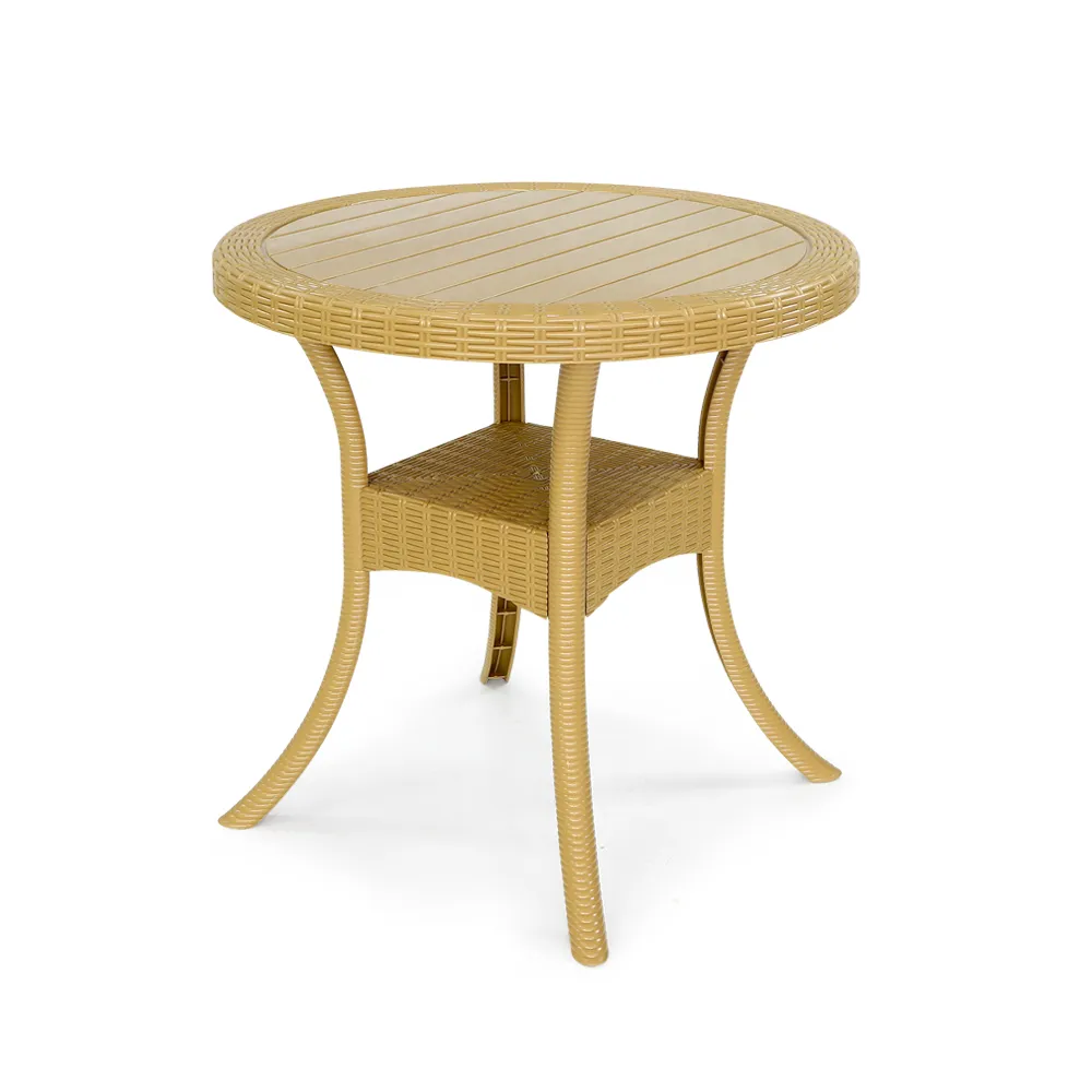 TABLE CHAMPS-ELYSÉES RONDE Brun