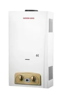 Chauffe Bain 6Litres Gaz Bouteille GÉNÉRAL GOLD