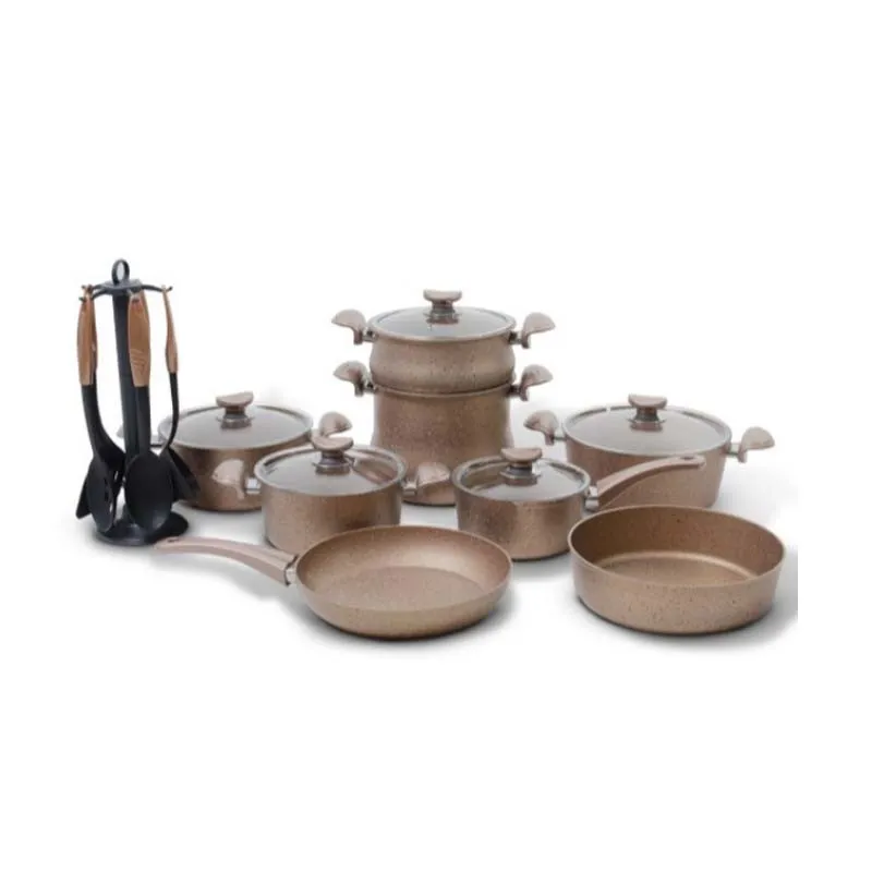 Batterie Granite OMS Diamond 19 Pièces Marron