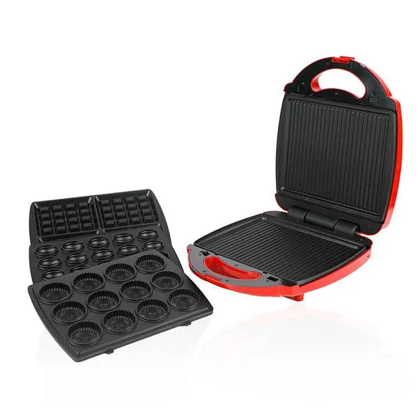 APPAREIL 4-EN-1 GALAXY NATUREL 689C-1 PANINI/GAUFRE/ZOZA/MAAMOUL