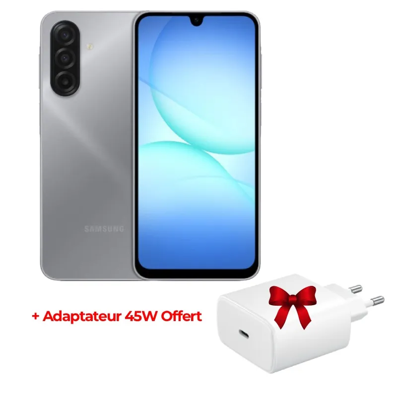 Smartphone SAMSUNG GALAXY A17 4G 6Go 128Go - Gris