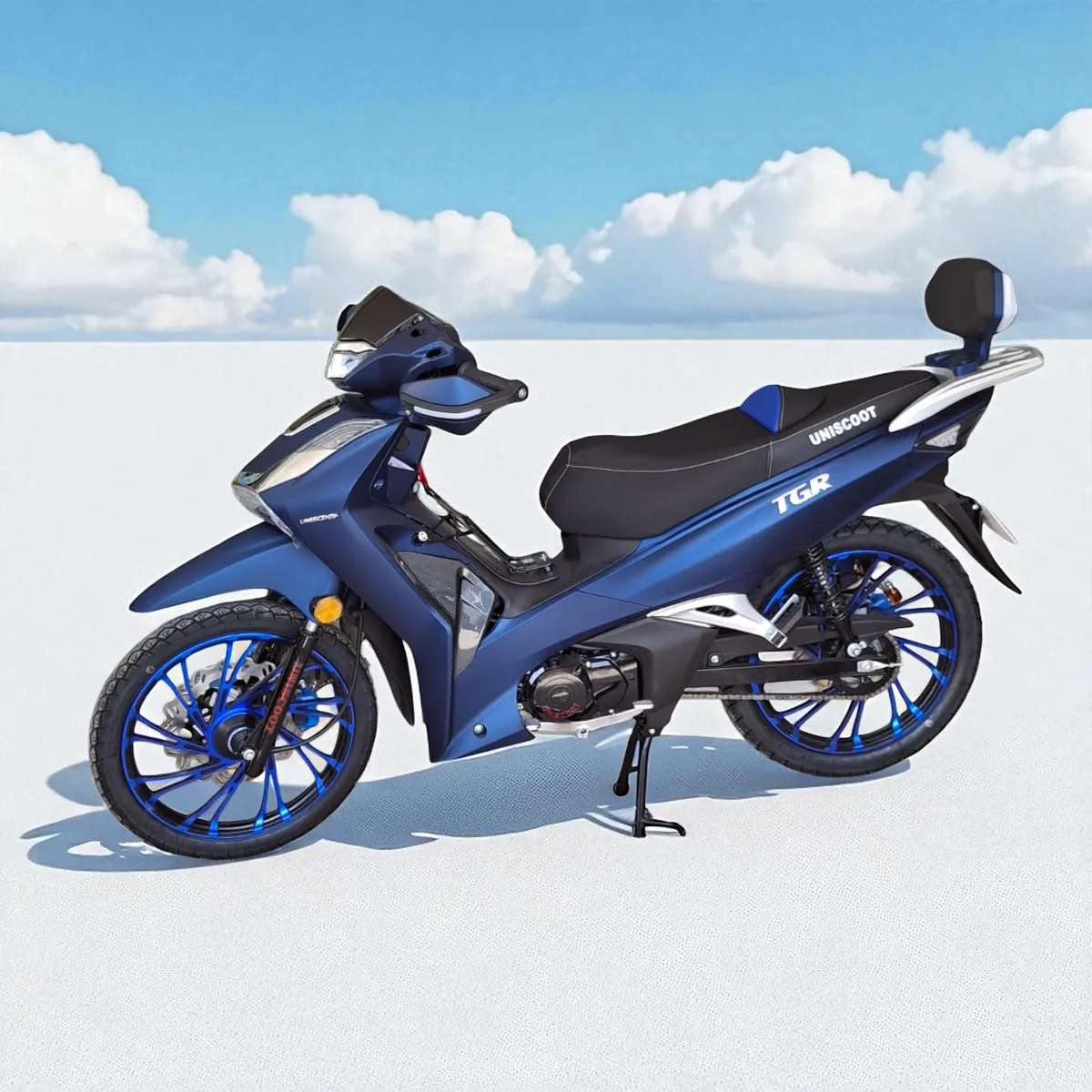 Moto uniscoot Tiger Bleu