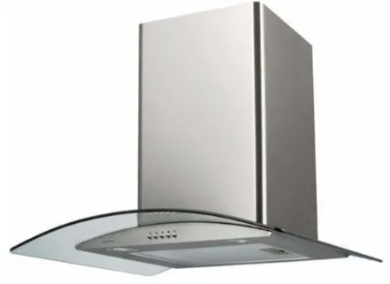 Hotte Pyramide AUXSTAR 60 Cm inox & verre