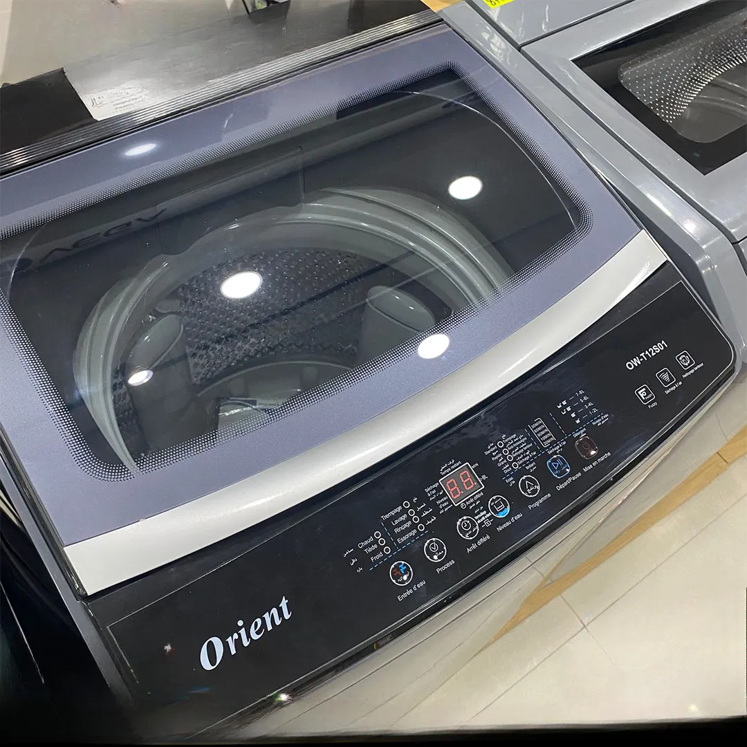Lave linge Top ORIENT OW-T12S01 12kg - Silver
