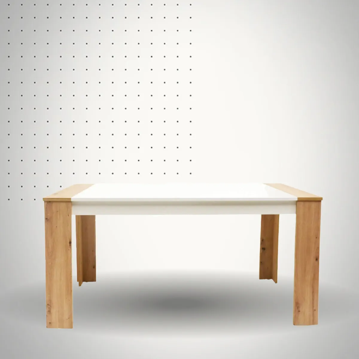 TABLE SALLE A MANGER CORAL AMAZONA/BLANC L:154 P:90 H:75