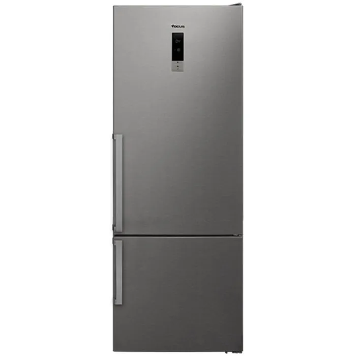 Réfrigérateur Combiné FOCUS QUADRA-4870 500L NoFrost - Inox