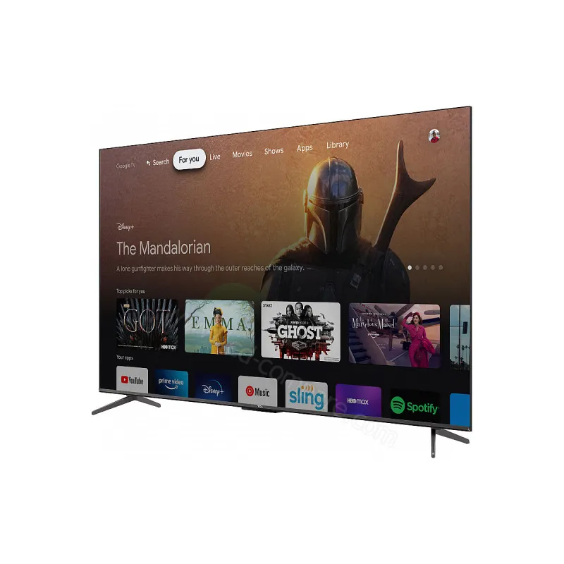 TV TCL P735 65" LED UHD 4K / Smart TV / ANDROID / Noir
