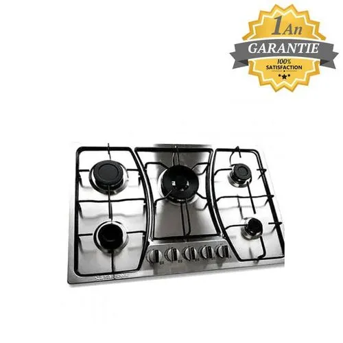 Plaque à Gaz GÉNÉRAL GOLD 5 Feux inox