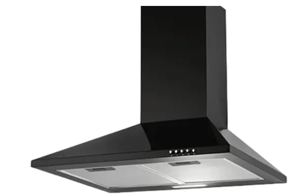 Hotte pyramide GALAXY NATUREL 60 Cm noir