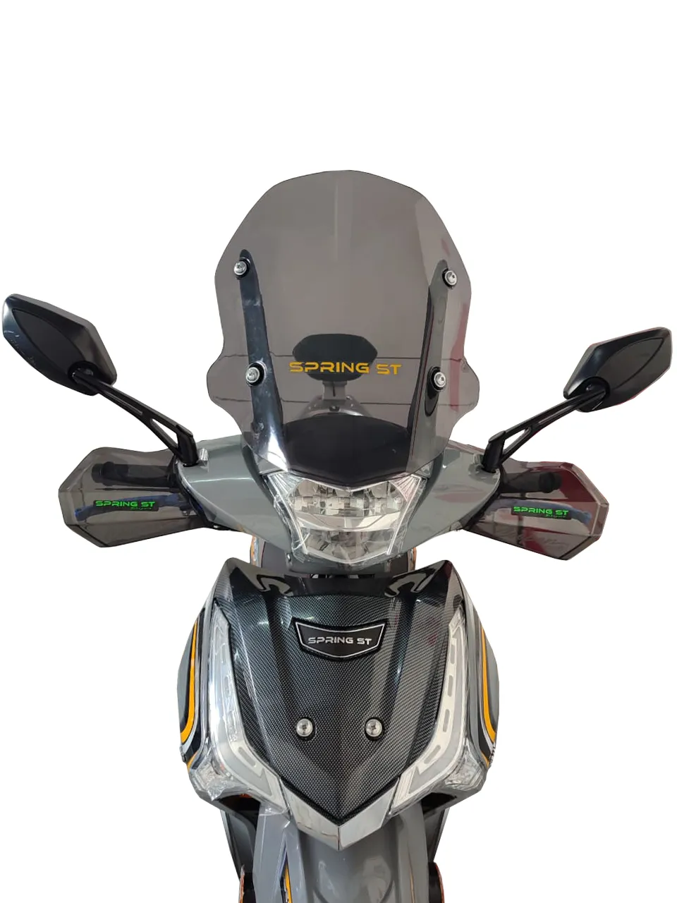 Motocycle POWER SPRING ST - 125cc - GRIS /ORANGE ( CARTE GRISE )