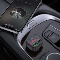 Chargeur Voiture Hoco E59 Promise Transmetteur FM QC3.0 BT