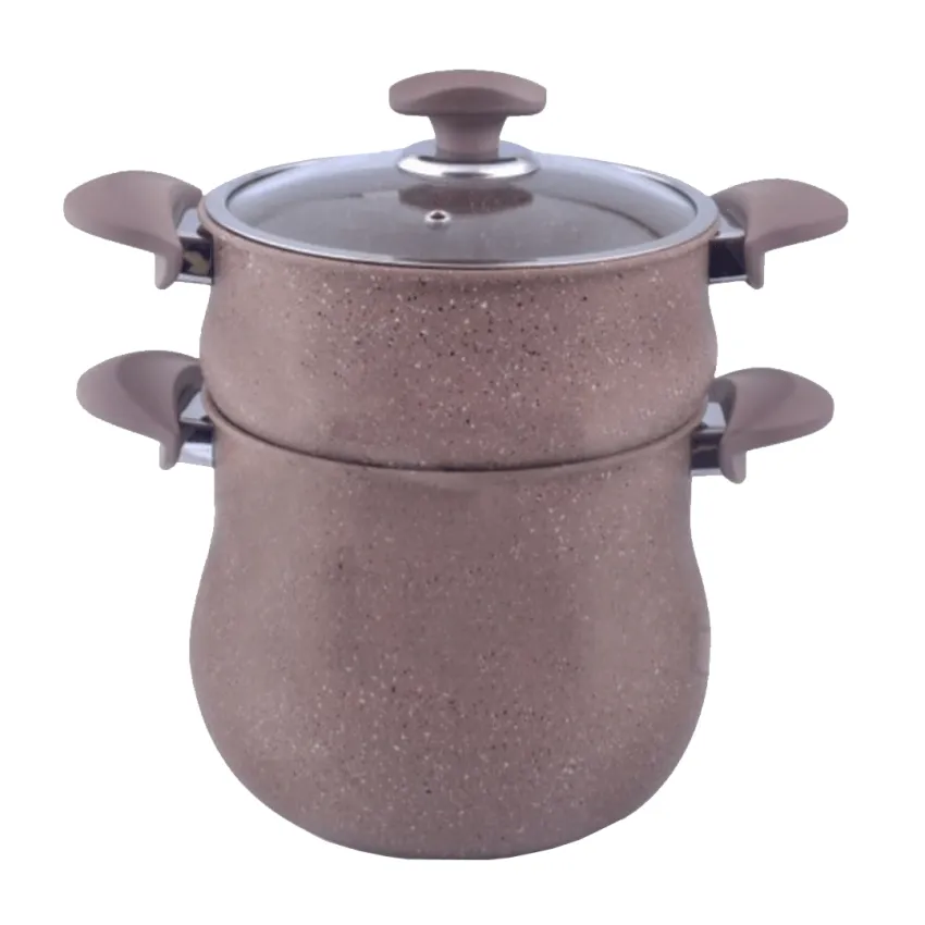 Set de 3 Pcs Couscousier OMS 3.5 Litres | 3060 - Granite