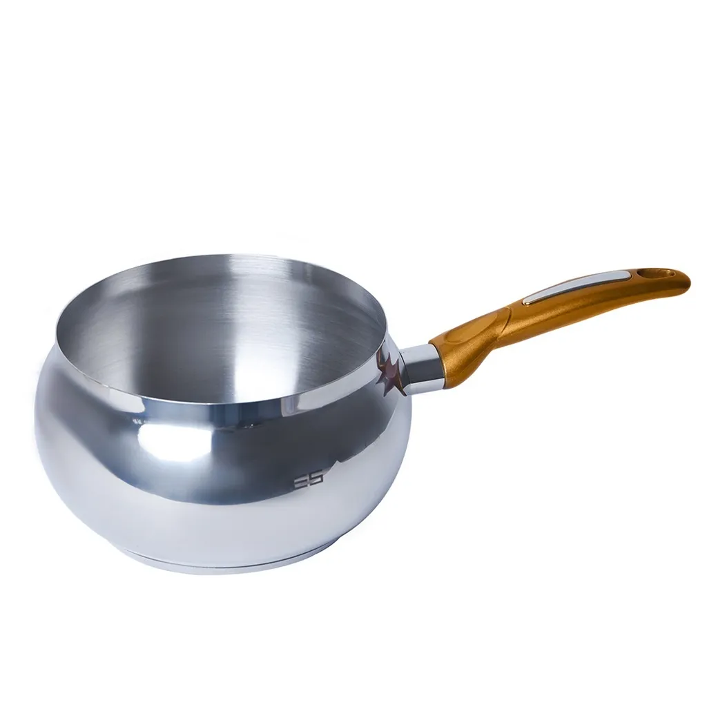 Ensemble de 5 Casseroles ABM - Inox 18/10 - 6005 - Jaune