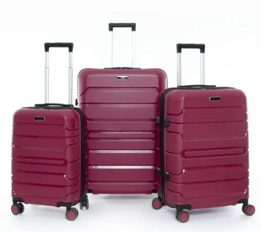 Set de trois valises - Titou - Rouge bordeaux