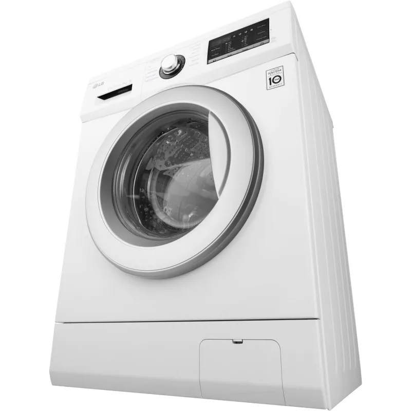 Machine à laver à Vapeur LG 8 Kg / Blanc / Inverter DD