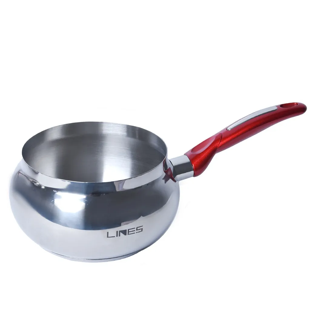 Ensemble de 5 Casseroles Inox 18/10 Lines