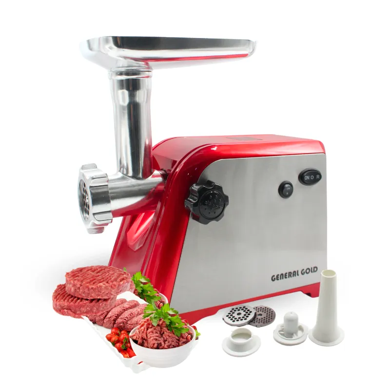 Hachoir à Viande Électrique 1400W General Gold Rouge GG-200