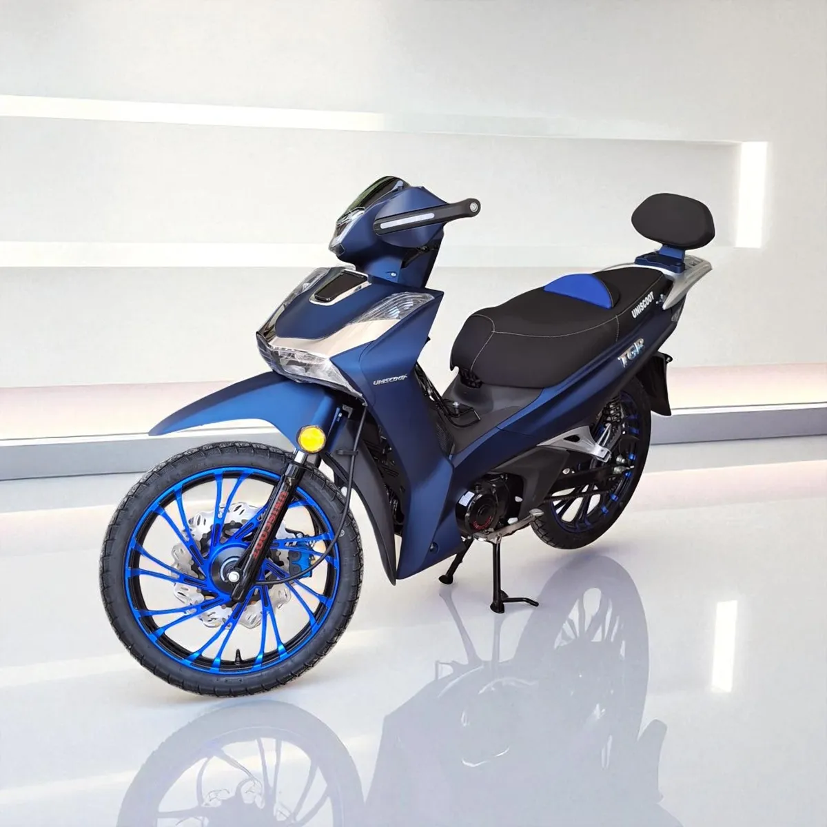 Moto uniscoot Tiger Bleu