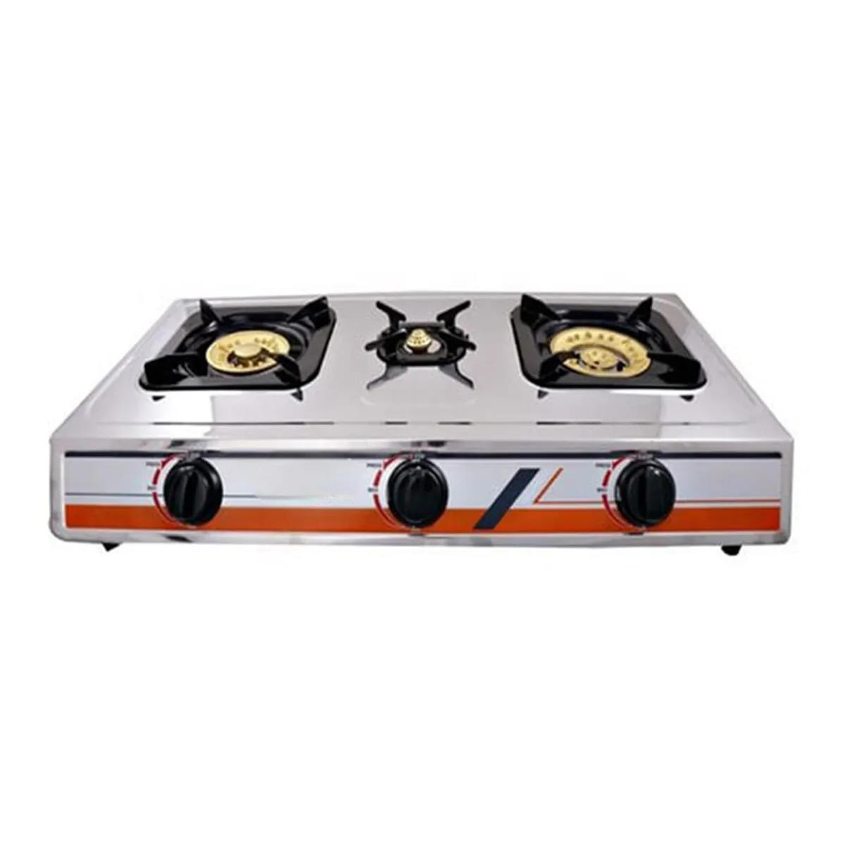 Gaz a chappe FRED 3 Feux - Inox