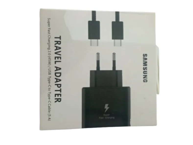 CHARGEUR  Samsung Ultra-Rapide 45W Type-C Noir