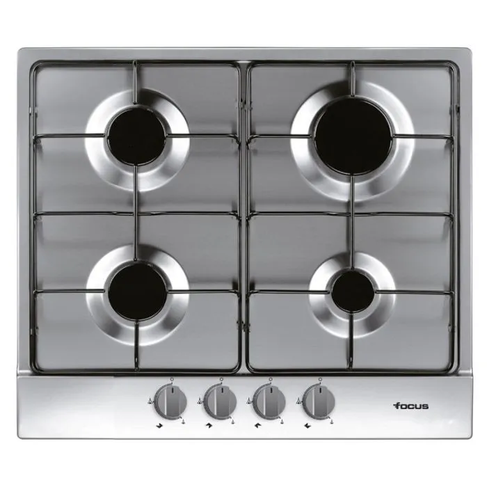 Plaque de Cuisson Encastrable FOCUS F401X 4 Feux 60cm - Inox