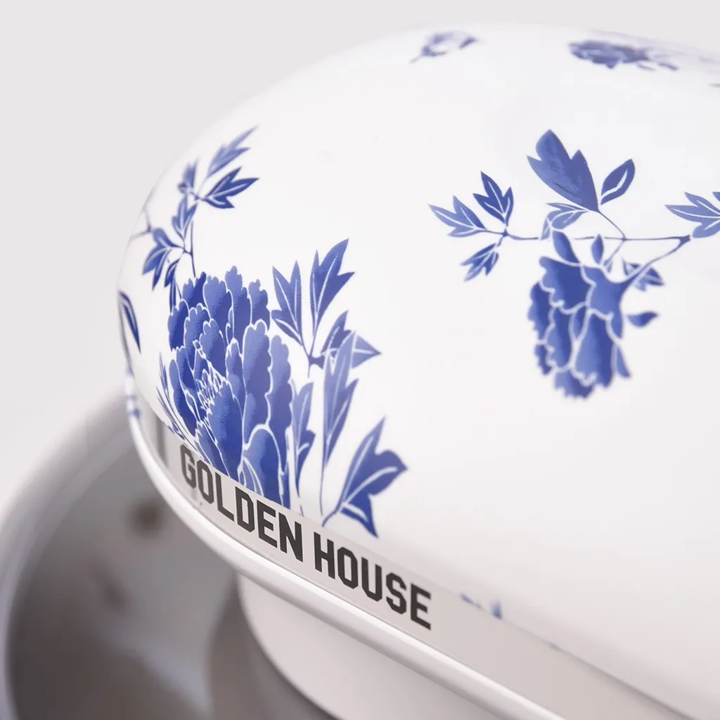 Robot Pétrin Golden House 5L 1000 W - Fleur bleu
