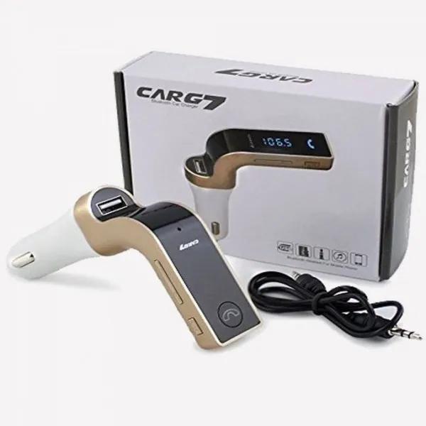 Car G7 Kit Transmetteur FM de Voiture Bluetooth