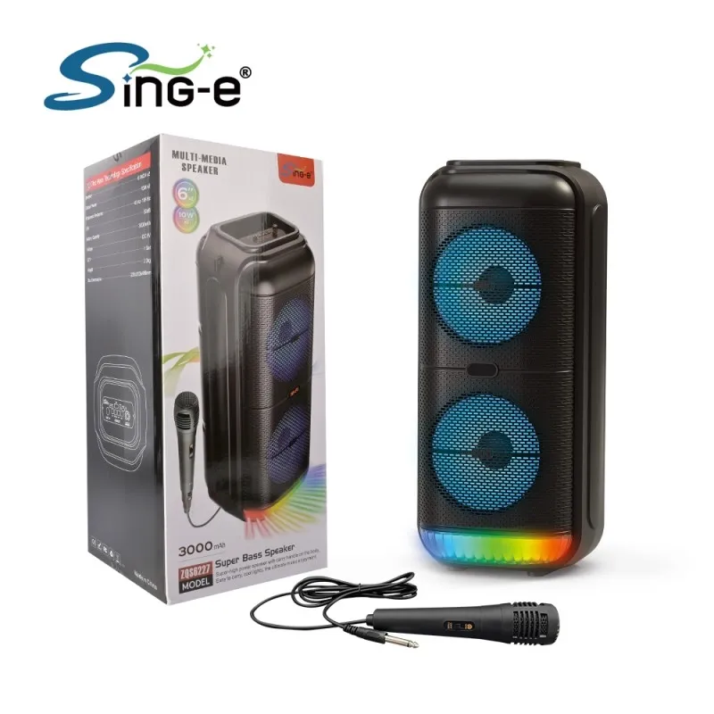 Système audio stéréo portable - haut-parleur extérieur Bluetooth