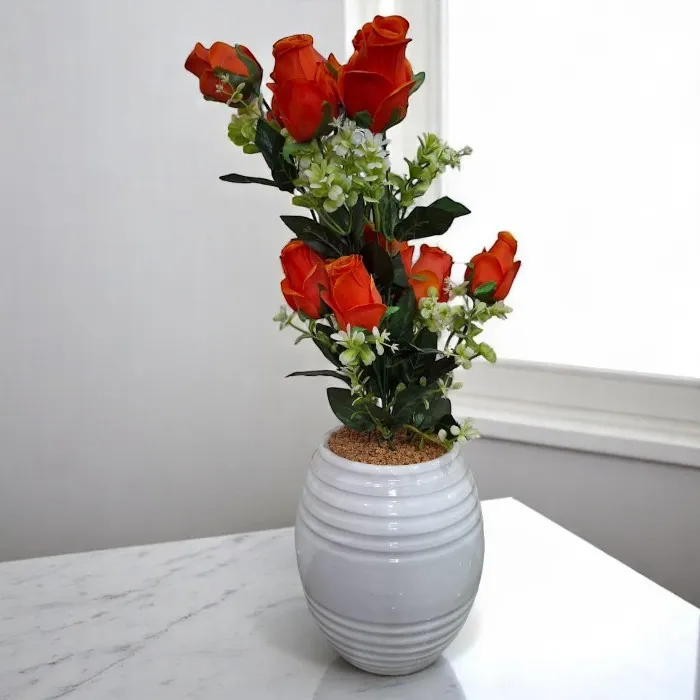 Plante Artificielle 'Rose '