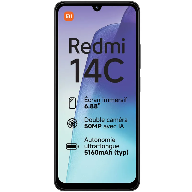 Smartphone XIAOMI Redmi 14C / 6GO /128GO / BLACK