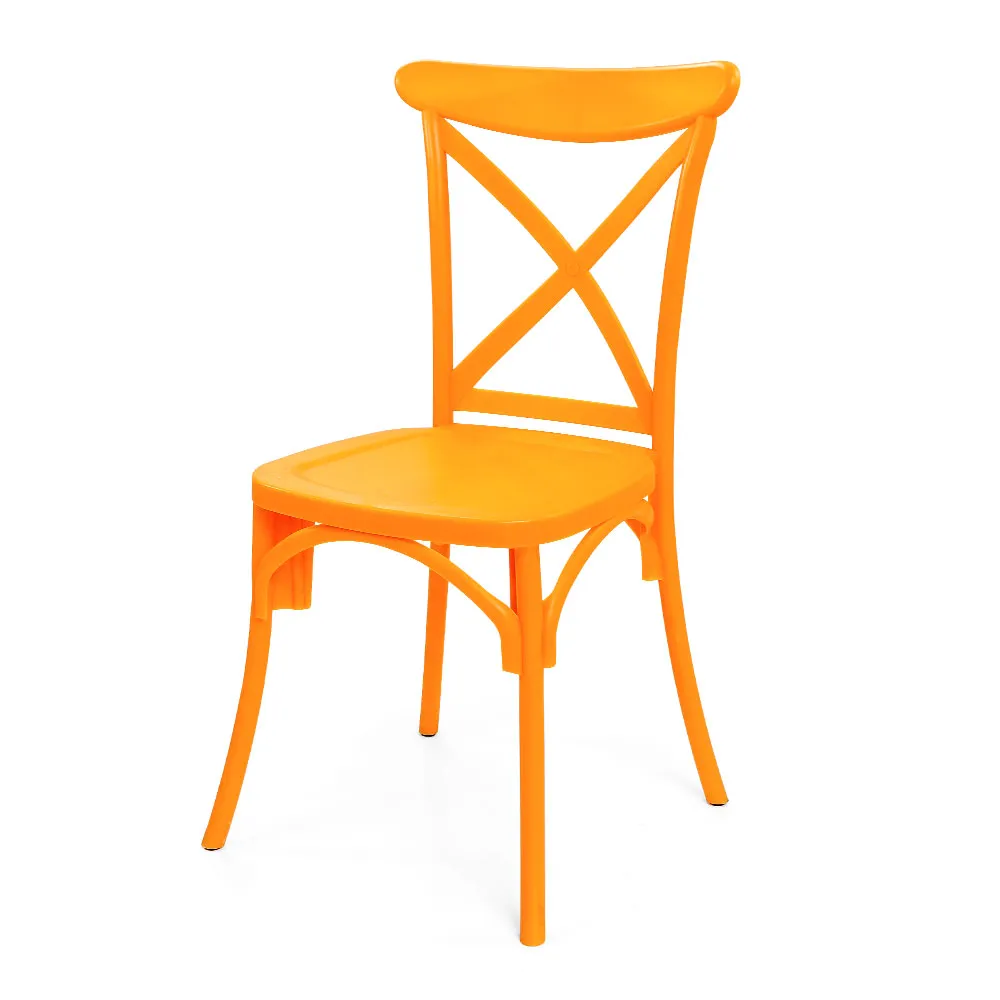 CHAISE BROOKLYN PLASTIQUE  orange