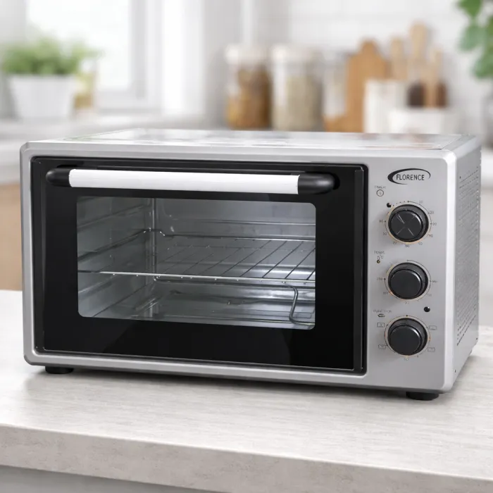 Four électrique Florence FH-35500 Ventilateur et lampe - 36L - 1400W - Gris