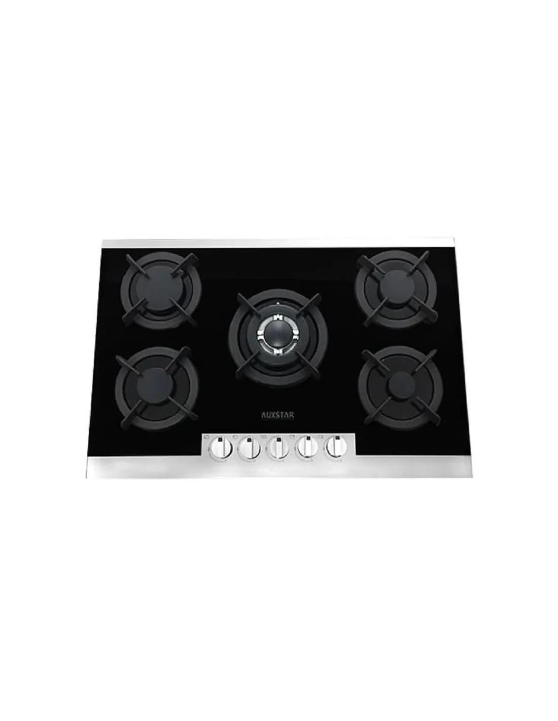Plaque de cuisson Auxstar AUX-800V vitro émaillé 5 Feux - Noir