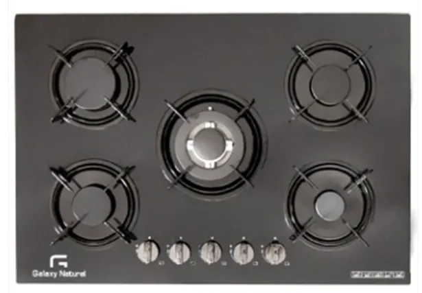 Plaque de cuisson Galaxy Naturel 5 Feux en Verre