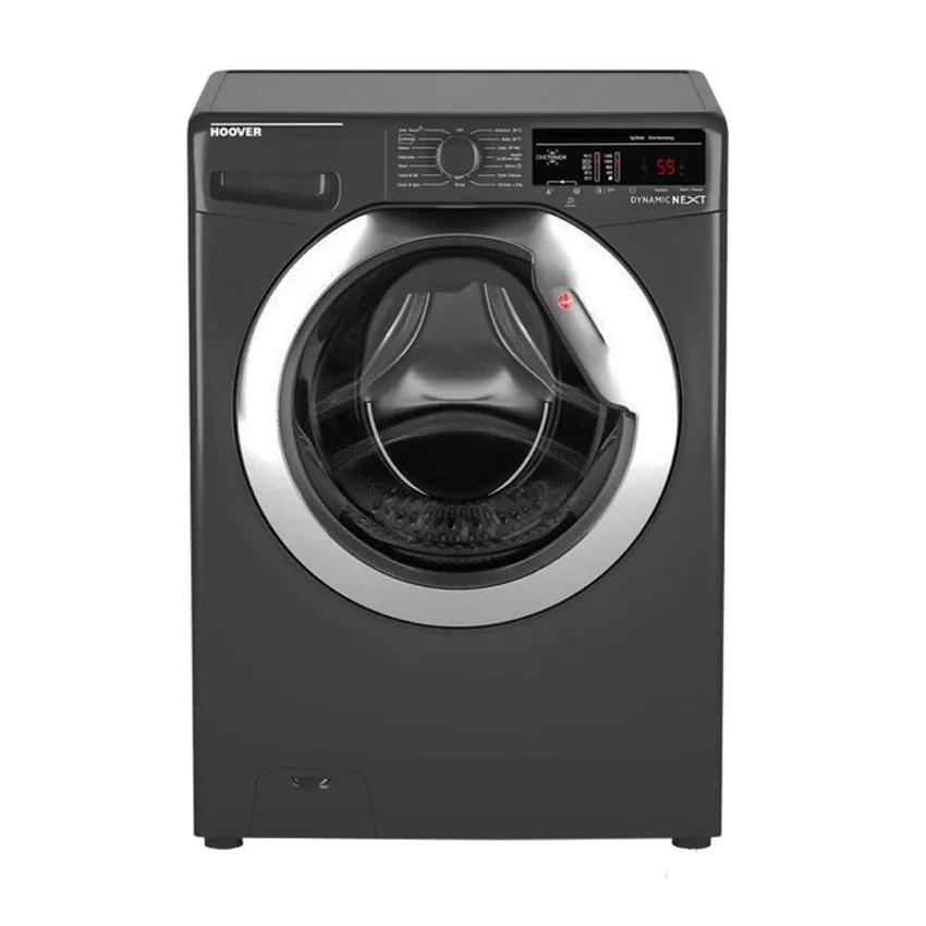 HOOVER Machine à Laver DXOA 49C3R-80 (9 kg) Silver Hublot 1400 Tours