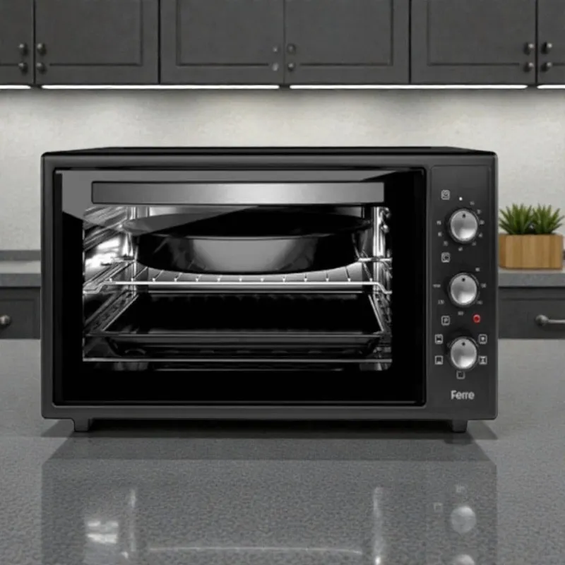 Four Électrique SABA 45500-L 45 Litres - Noir- Ventilateur Turbo