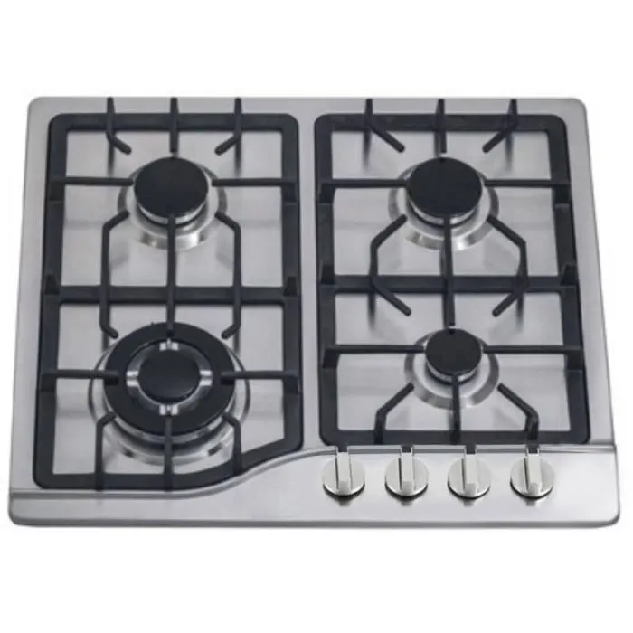 Plaque Galaxy Naturel Inox Fonte 4 Feux