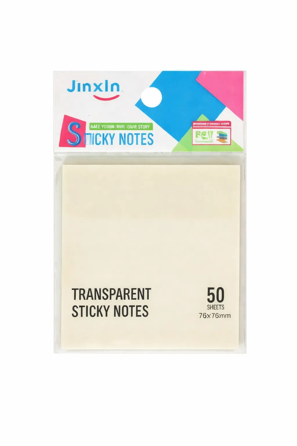 STICK NOTE 50F TRANSP