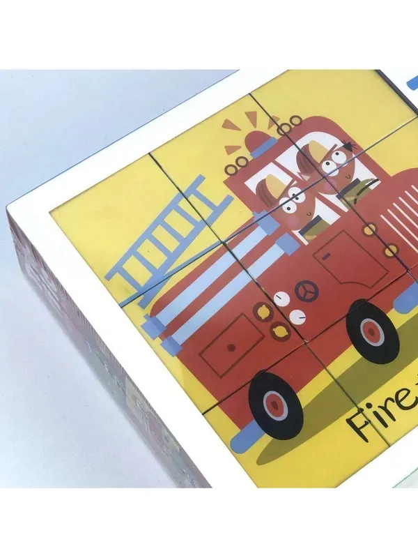 Jeu de cubes illustrés à assembler