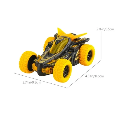 Voiture Inertielle Double Face avec Lumière, Cascade pour Enfants, Taille 4.5 Pouces