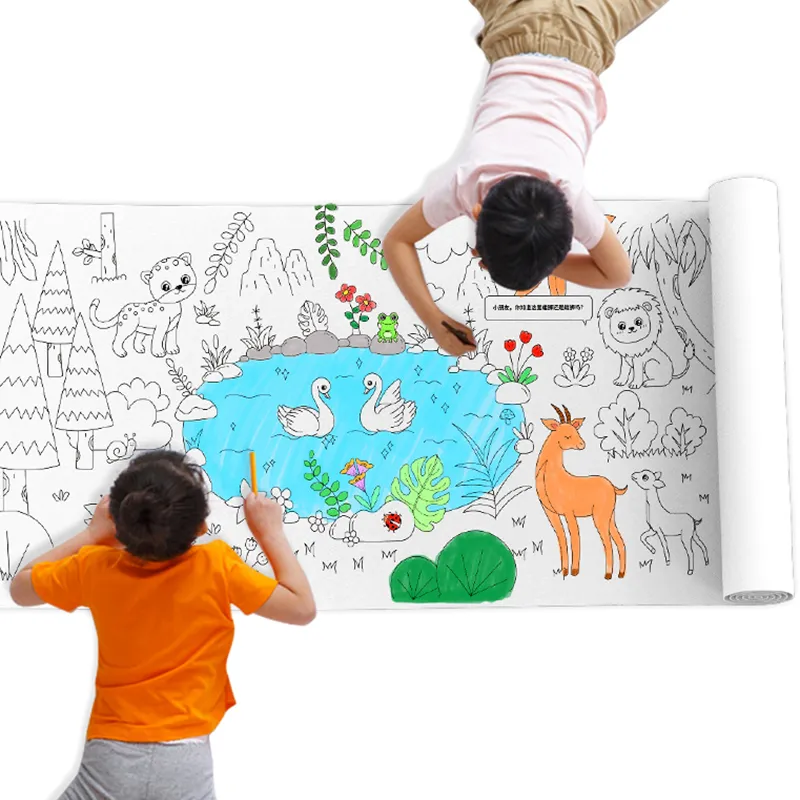 Rouleau Dessin à Colorier Magique 2 m – 200 × 30 cm