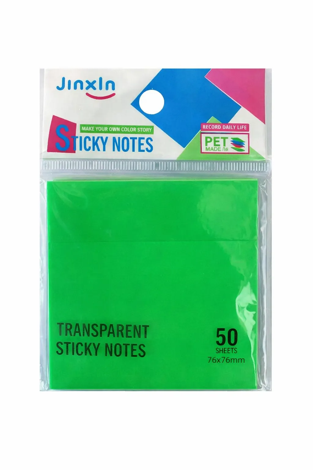 STICK NOTE 50F TRANSP